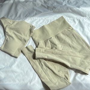 Two Piece One Shoulder Workout Set